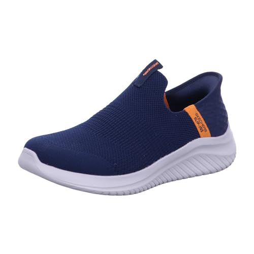 Skechers Sneakers,Sports Shoes, Navy Textile/Orange Trim, 31 EU von Skechers
