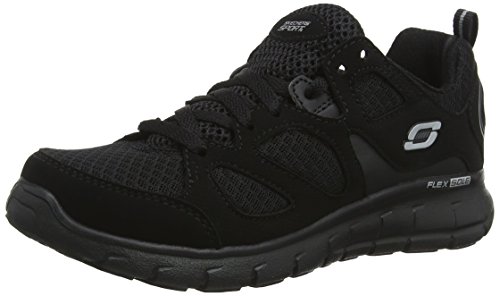 Skechers Boys' Vim-Turbo Ride Trainers, Black (Black Bbk), 10.5 UK Child 28 EU von Skechers