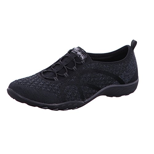 Skechers Breathe Easy - Fortune-Knit-23028, Women's Low-Top Trainers, Black (Black Blk), 8 UK (41 EU) von Skechers