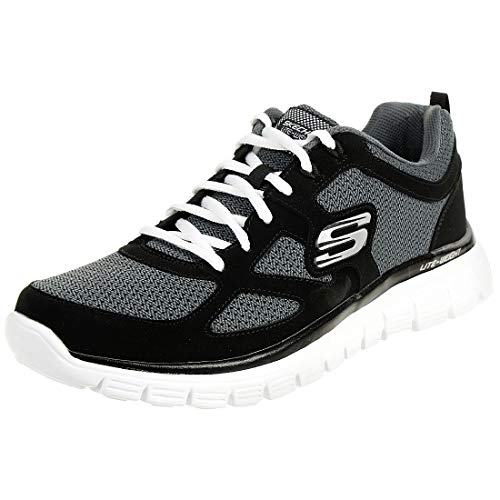 Skechers Unisex Burns-Agoura Sneakers,Sports Shoes, Black, 45 EU von Skechers