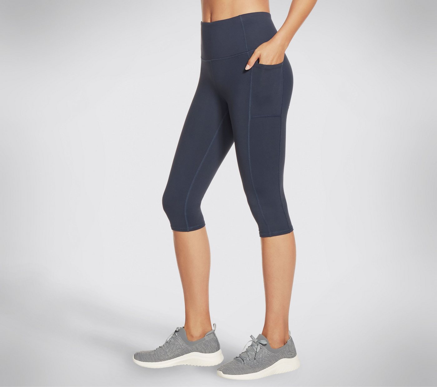 Skechers Caprileggings GOFLEX HW CAPRI GO FLEX-Mischgewebe aus Nylon und Elasthan von Skechers