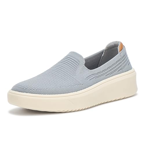 Skechers Women's Court Break-A-Okay Sneaker, Hellgrau, 41 EU von Skechers