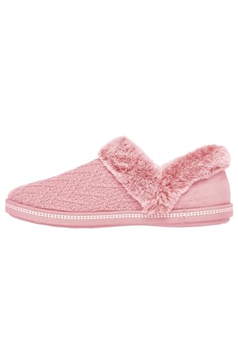 Skechers Damen Cozy Campfire - Girls Night IN Hausschuhe Pantoffeln VEGAN 167684 rosa, Schuhgröße:37 EU von Skechers