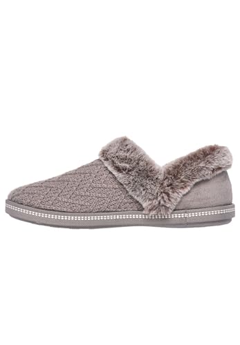 Skechers Damen Cozy Campfire - Girls Night IN Hausschuhe Pantoffeln VEGAN 167684 beige, Schuhgröße:38 EU von Skechers