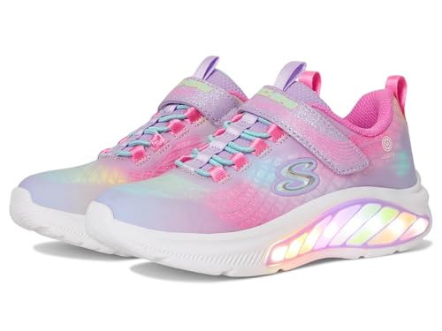 Skechers Cruisers Rainbow Reflectin Sneaker für Mädchen, Lavendelfarben/mehrfarbig, 27 EU von Skechers