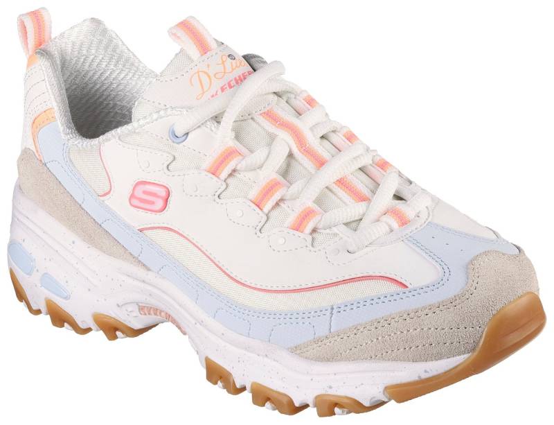 Skechers D'LITES-BOLD VIEWS Sneaker, Freizeitschuh, Halbschuh, Schnürschuh mit Air-Cooled Memory Foam von Skechers