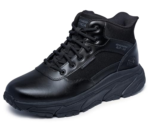 Skechers D'lux Jouney Sr Redron Bungee Laced Military & Tactical Boot für Herren, Schwarz, 42.5 EU Skechers D'lux Jouney Sr Redron Bungee Laced Military & Tactical Boot für Herren, Schwarz, 42.5 EU von Skechers