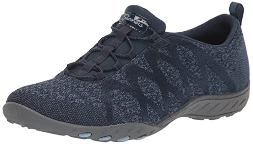 Skechers Damen Breathe Easy-Infi Knity Sneaker, Navy Knit, 41 EU von Skechers