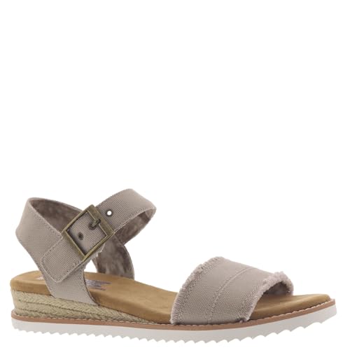 Skechers Damen Desert Kiss-Adobe Princess Sandale, Light Taupe Canvas, 36.5 EU von Skechers