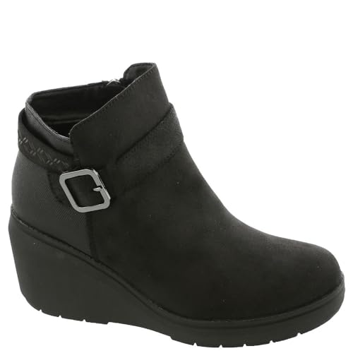 Skechers Women's 114617 Ankle Boot, Schwarz/Schwarz, 37 EU von Skechers