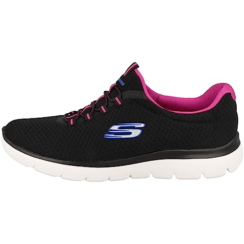 Skechers Damen 12980-38,5 Sneakers, Black Hot Pink BKHP, 38.5 EU von Skechers