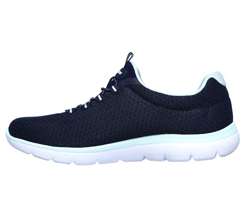 Skechers Damen 12980 Sneaker, Navy Aqua Nvaq, 36.5 EU von Skechers