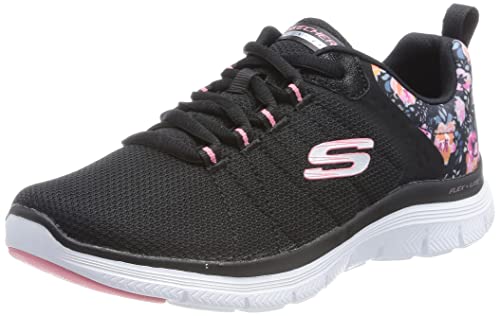 Skechers Mädchen 149586 Bkmt Sportschuhe, Schwarzes Netz mit Mehreren Ziernähten, 35.5 EU von Skechers