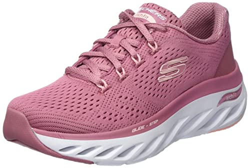 Skechers Damen 149873 Dkrs Sneaker, Dunkelrosa Netzbesatz, 37 EU von Skechers