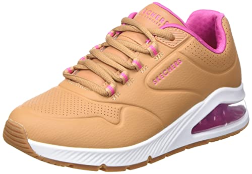 Skechers Damen 155542 Wtn Sportschuhe, Weizen Durabuck Netzbesatz in Rosa, 35 EU von Skechers