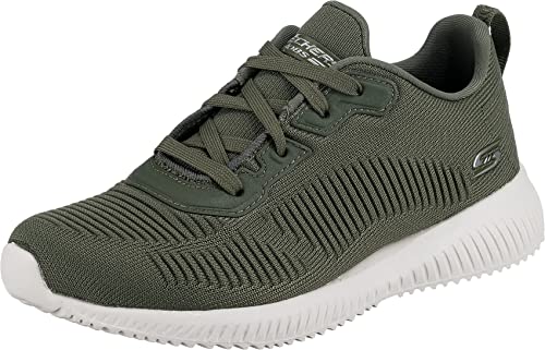 Skechers Damen BOBS Squad Tough Talk Sneaker, Dkgr, 36 EU von Skechers