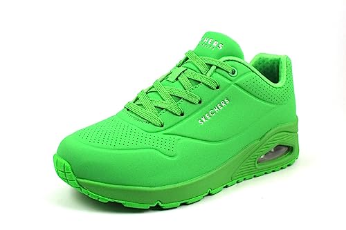 Skechers Damen 73690 Grn Sneaker, Grünes Durabuck-Mesh, 36.5 EU von Skechers