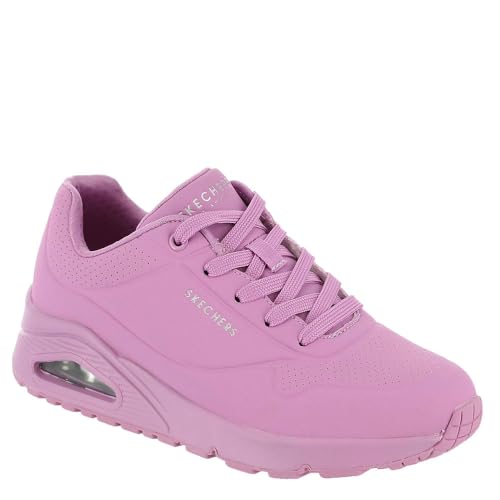 Skechers Damen 73690 Pnk Sneaker, Rosa Durabuck Mesh, 36.5 EU von Skechers