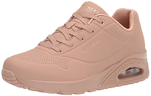 Skechers Damen UNO Stand ON AIR Sneakers, Sand Durabuck, 37.5 EU von Skechers