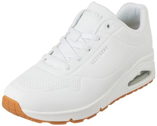 Skechers Damen UNO Stand ON AIR Sneakers, WHT weiß Durabuck, 35.5 EU von Skechers