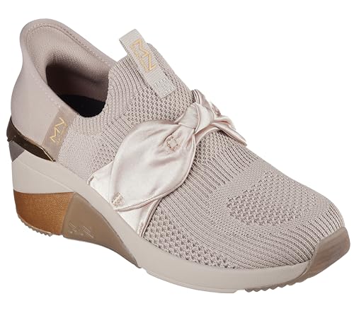 Skechers Damen A Wedge-Enzie Hands Free Slip-ins Sneaker, Taupe, 37 EU von Skechers
