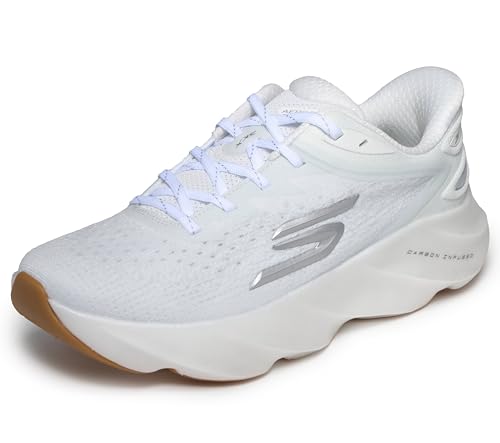 Skechers Damen Aero Burst Hands Free Slip-ins Sneaker, Weiss/opulenter Garten von Skechers
