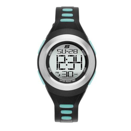 Skechers Damen Analog Quarz Uhr mit Polyurethan Armband SR2020 von Skechers