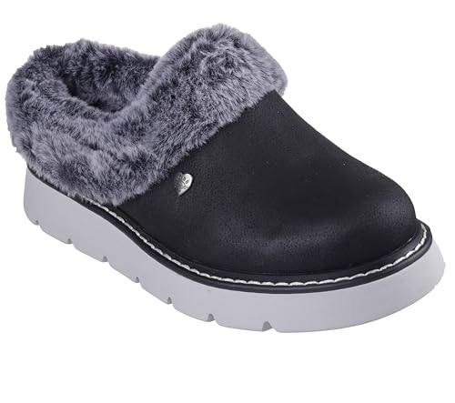 Skechers Damen Andenken Lite Cozy Blend Hausschuh, Schwarz, 36 EU von Skechers