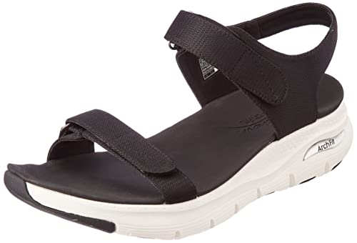 Skechers Damen Arch FIT TOURISTY Sandals, Black Mesh, 39 EU von Skechers