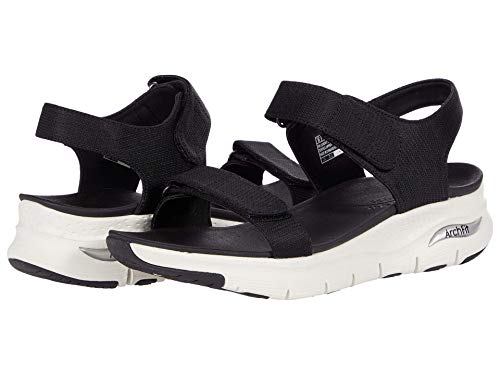 Skechers Damen Arch FIT TOURISTY Sandals, Black Mesh, 40 EU von Skechers