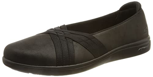 Skechers Damen Arch FIT Uplift Precious Hausschuh, Black Textile, 37 EU von Skechers