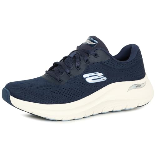 Skechers Damen Arch Fit 2.0 Big League Sneaker, Navy, 41 EU Skechers Damen Arch Fit 2.0 Big League Sneaker, Navy, 41 EU von Skechers