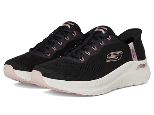 Skechers Damen Arch Fit 2.0 Easy Chic Sneaker, Schwarz, 39.5 EU von Skechers