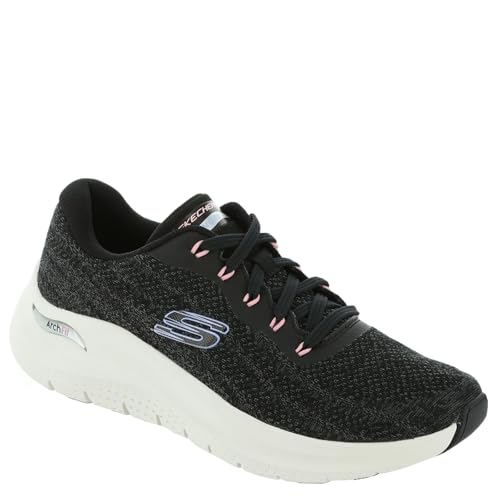 Skechers Damen Arch Fit 2.0 Rich Vision, Bkmt=schwarz/Mehrfarbig, 38 EU Weit von Skechers