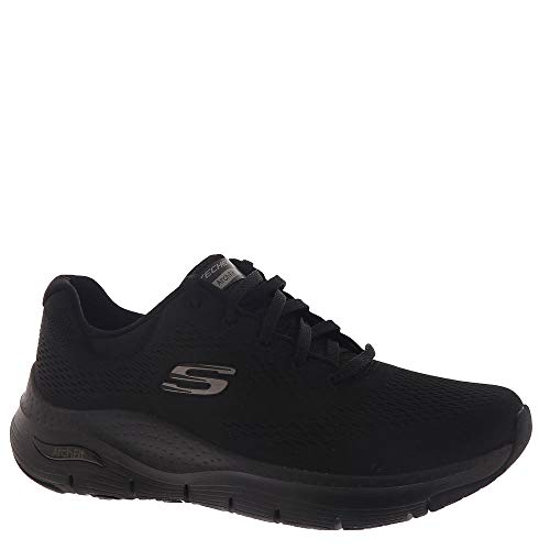 Skechers Damen Arch Fit Big Appeal Sneaker, Black Mesh Trim, 39.5 EU Weit von Skechers