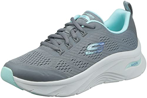 Skechers Damen Arch Fit D'lux Sneaker, Grauer Aquamarin, 37 EU von Skechers