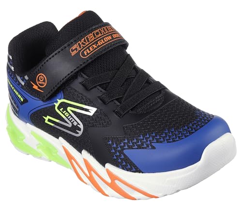 Skechers Flex-Glow Bolt Schlüpfen, Schwarz, 33 EU von Skechers