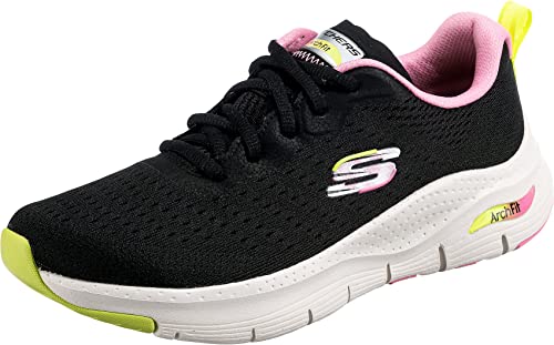 Skechers Damen Arch FIT Infinity COOL Sneaker, Black Mesh Multi Trim, 40 EU von Skechers