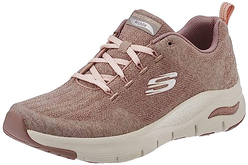 Skechers Damen Arch FIT-Comfy Wave Sneaker, Braun, 38 EU Skechers Damen Arch FIT-Comfy Wave Sneaker, Braun, 38 EU von Skechers