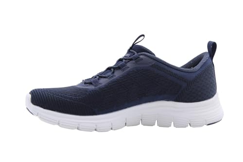 Skechers Damen Arch Fit Vista Sneaker, Marineblauer Netzbesatz, 38 EU von Skechers