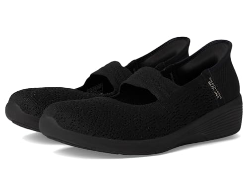 Skechers Damen Arya-Oh So Sweet Hands Free Slip-Ins Mary Jane Flat, Schwarz, 40 EU von Skechers