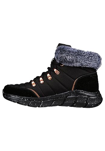 Skechers Damen BOBS B Flex Jolly Darling Stiefel Wanderschuhe 117339 BBK Schwarz, Schuhgröße:41 EU von Skechers