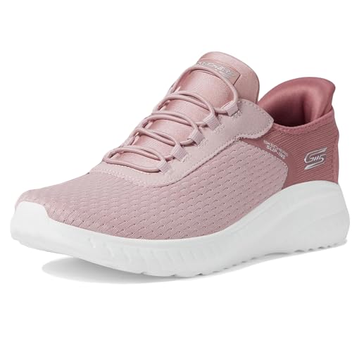 Skechers Damen, Freihändige Slip-ins – in Farbe BOBS Squad Chaos, Blush Mesh, 41 EU von Skechers