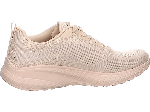 Skechers Damen BOBS Squad Chaos Sneaker, Natural, 35.5 EU von Skechers