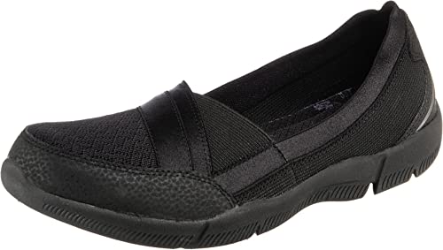 Skechers Damen Be-lux Daylights Mary Jane Halbschuhe, Black Mesh Durabuck Trim, 38 EU von Skechers