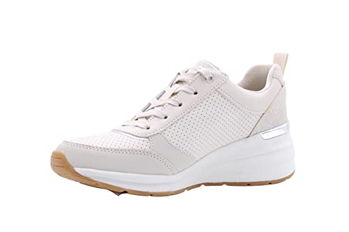 Skechers Damen Billion Subtle Spots Sneaker, Weiß, 36.5 EU von Skechers