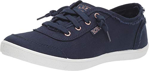 Skechers Damen Bobs B Cute Sneaker, Navy Canvas, 41 EU von Skechers