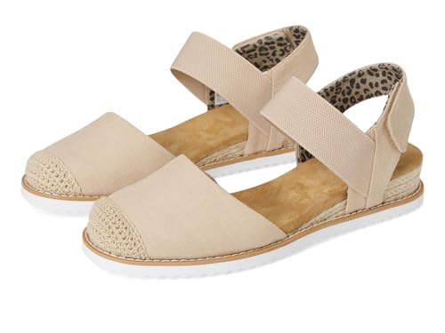 Skechers Damen Bobs Desert Kiss - Sun Shining Sandal, Natürlich, 39.5 EU von Skechers
