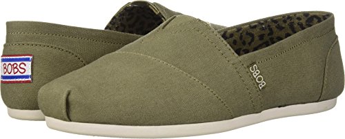 Skechers Damen Bobs Plush-Peace & Love Espadrilles, olivgrün, 38 EU von Skechers