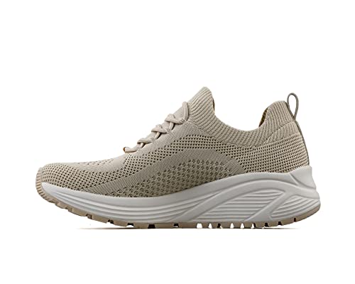 Skechers Damen Bobs Sparrow 2.0 Allegiance Crew Sneaker, Gebrochenes Weiß, 39 EU von Skechers